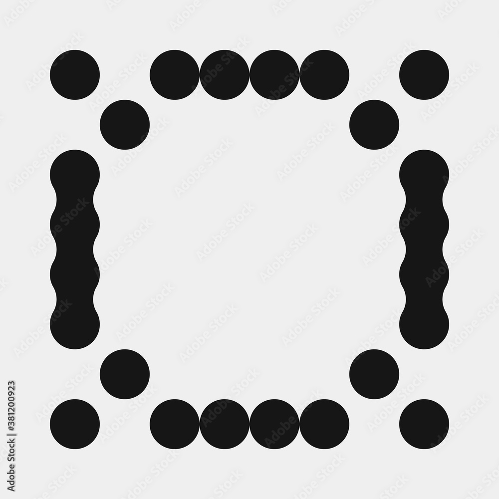 Abstract Cross Pattern Dots Logo generative computational art illustration Abstract Cross Pattern Dots Logo generative computational art illustration