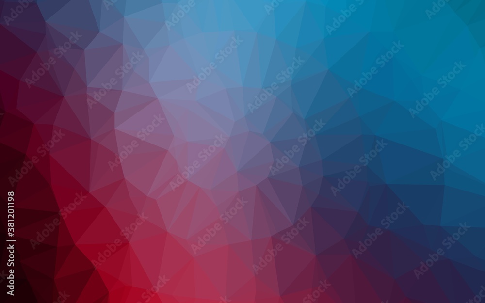 Dark Blue, Red vector triangle mosaic template. Brand new colorful illustration in with gradient. Completely new design for your business. Dark Blue, Red vector triangle mosaic template. Brand new colorful illustration in with gradient. Completely new design for your business.