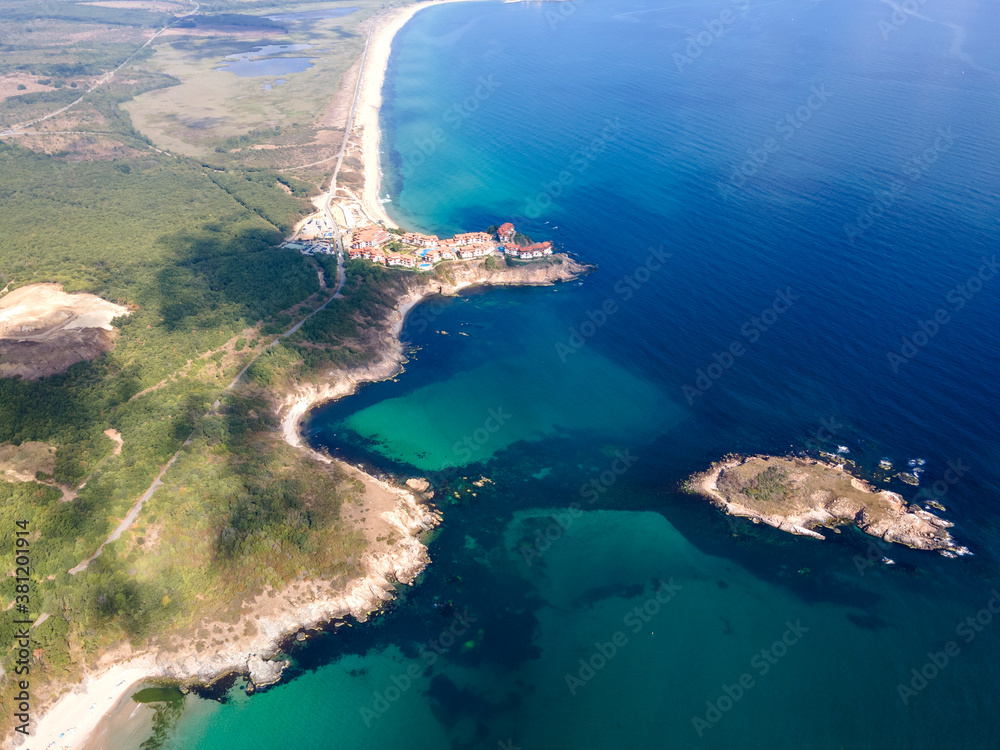 Aerial view of Snake Island at Arkutino region, Bulgaria Aerial view of Snake Island at Arkutino region, Bulgaria