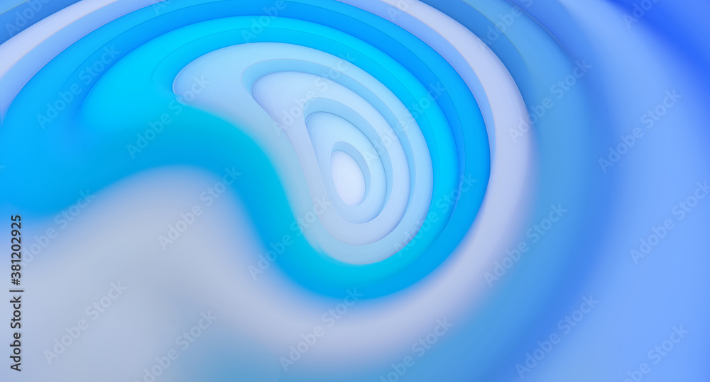 Blue abstract waves with blurred foreground Blue abstract waves with blurred foreground