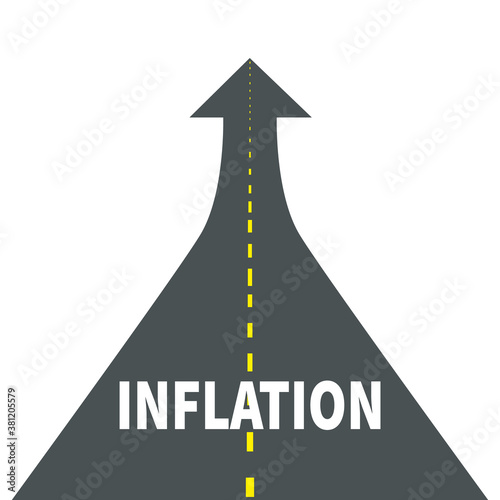 Inflation Icon - Stock Vector Illustration