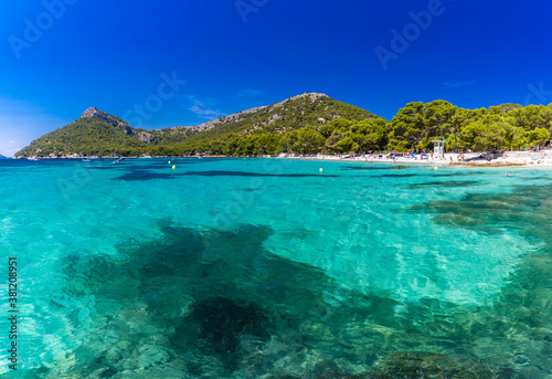 Platja de Formentor - beautiful beach at cap formentor, Mallorca, Spain © Martin Valigursky