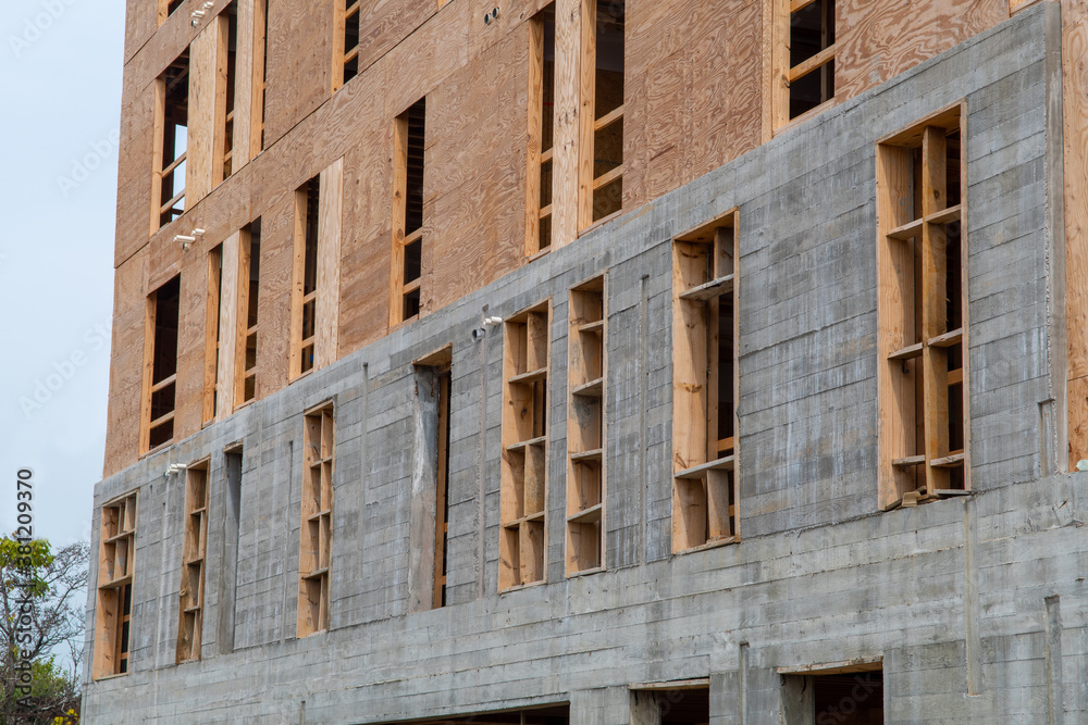 Fototapeta premium Start building residential building