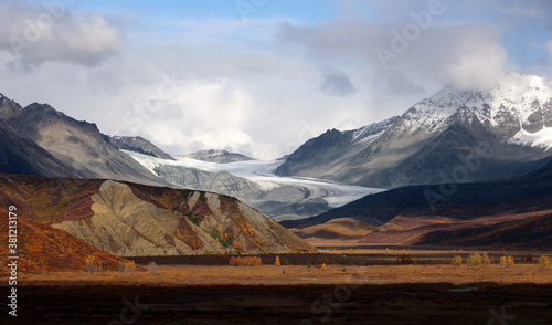 On the way from Fairbanks to Anchorage,  there is an amazing glaciers view point along Richardson Hwy.