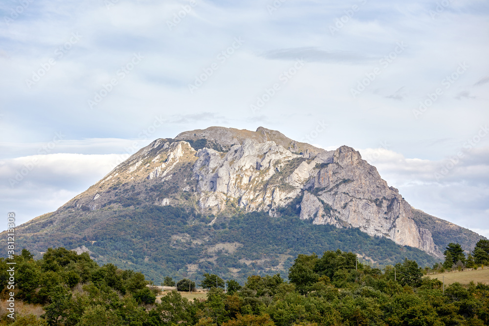 Mount Bugarach is the highest peak of the Corbieres Massif in Southern France.