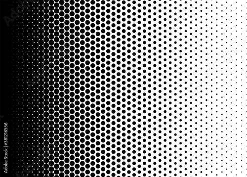 A black and white halftone dots vector texture. Ideal for use as a background image. The vector file contains a background fill layer and a texture layer to enable rapid color scheme changes.
