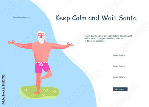 Christmas and New Year Landing webpage