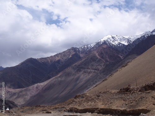 Beautiful mountain slope, Alchi, Leh, Ladakh, Jammu and Kashmir, India