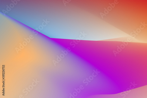 Abstract orange, purple color gradient background design