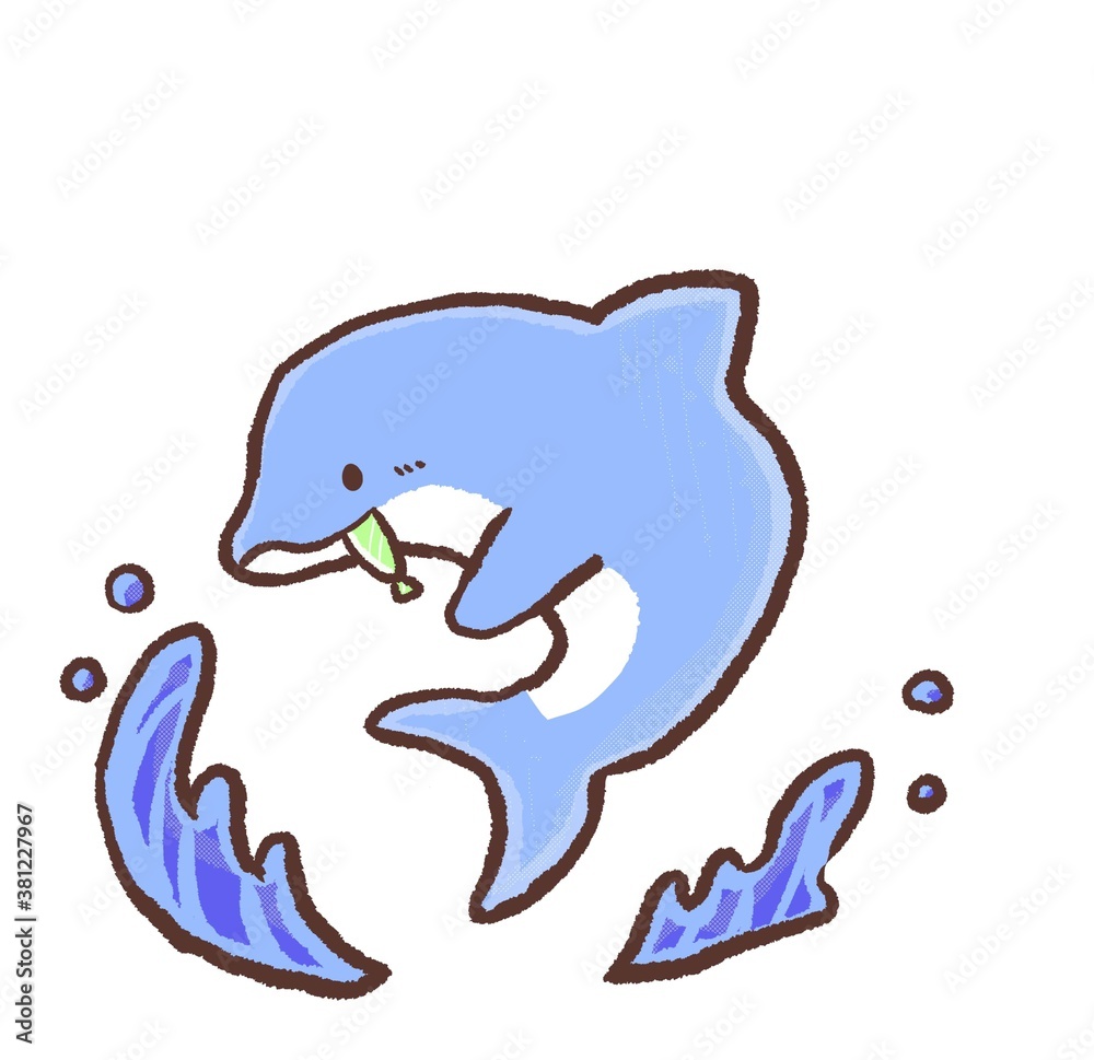 Obraz premium R:もっとメルヘンな水族館 バンドウイルカ イルカショー １