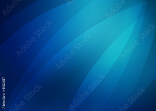 Dark BLUE vector layout with flat lines. Modern geometrical abstract illustration with staves. Smart design for your business advert.