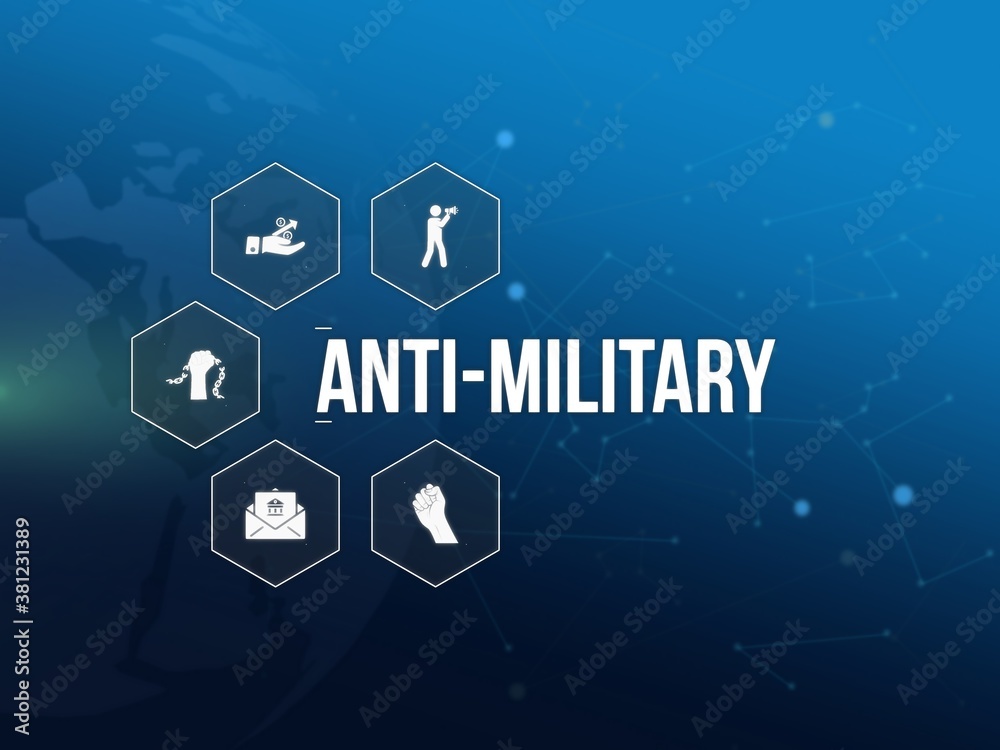 Fototapeta premium anti-military