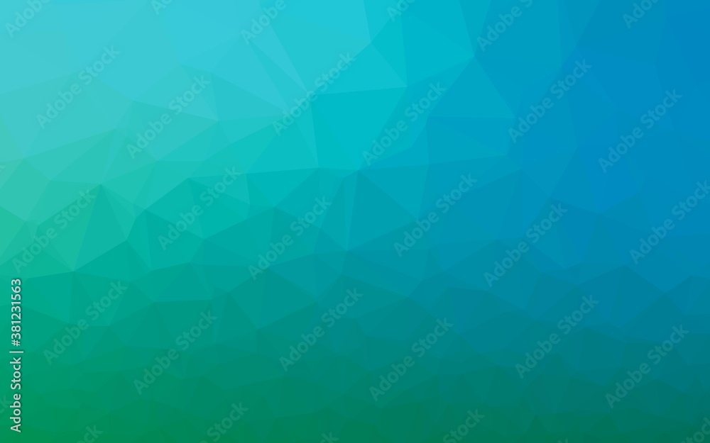 Light Blue, Green vector triangle mosaic template. A vague abstract illustration with gradient. Brand new design for your business. Light Blue, Green vector triangle mosaic template. A vague abstract illustration with gradient. Brand new design for your business.