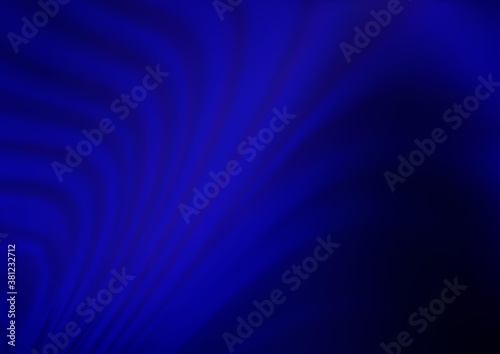 Dark BLUE vector bokeh and colorful pattern. A vague abstract illustration with gradient. The background for your creative designs.