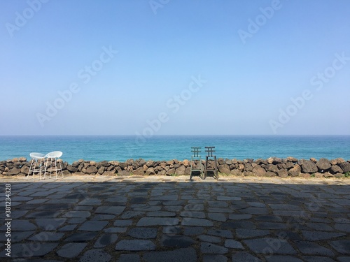 beach and sea