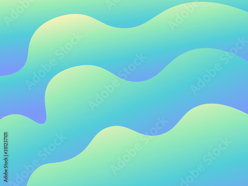 Modern fluid gradient background, smooth and soft texture, used for banner backgrounds, posters, templates and others © mdpz art