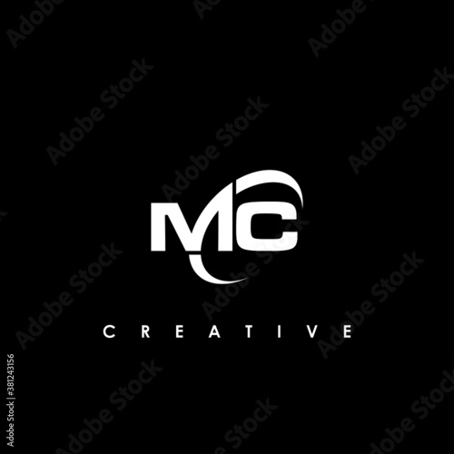 MC Letter Logo Design Template Vector
