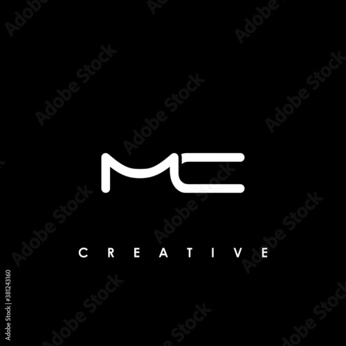 MC Letter Logo Design Template Vector
