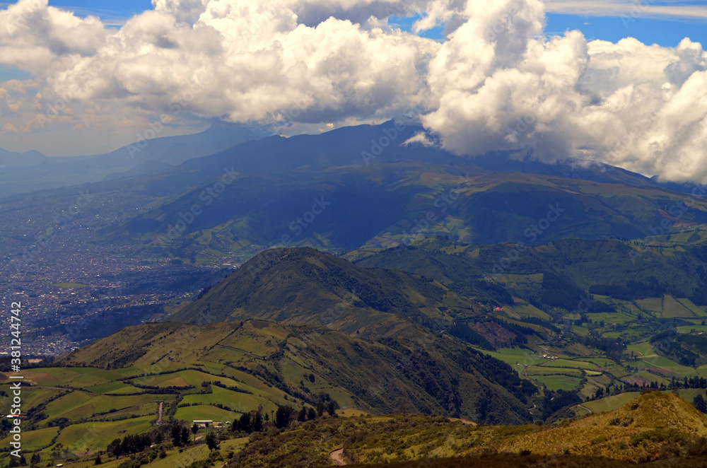 Quito, Ecuador - View from Atop TelefériQo