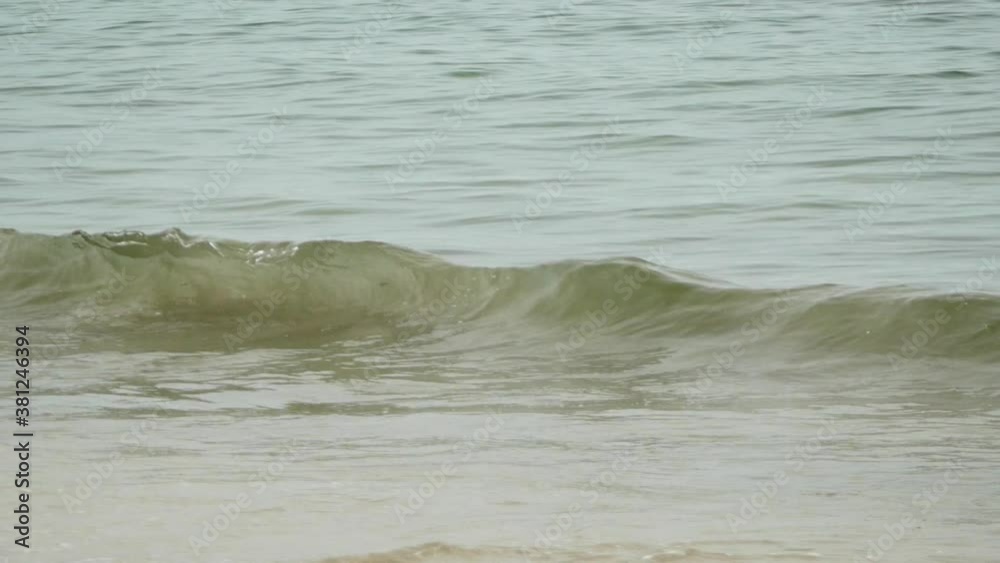 Panorama view Sea Waves blue sky on background.
Panorama view Sea Waves blue sky on background.