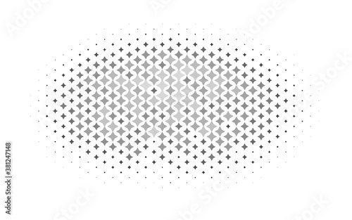 Light Silver, Gray vector texture with beautiful stars. Glitter abstract illustration with colored stars. The pattern can be used for wrapping gifts.
