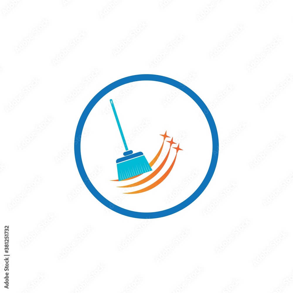 Broom logo Broom logo