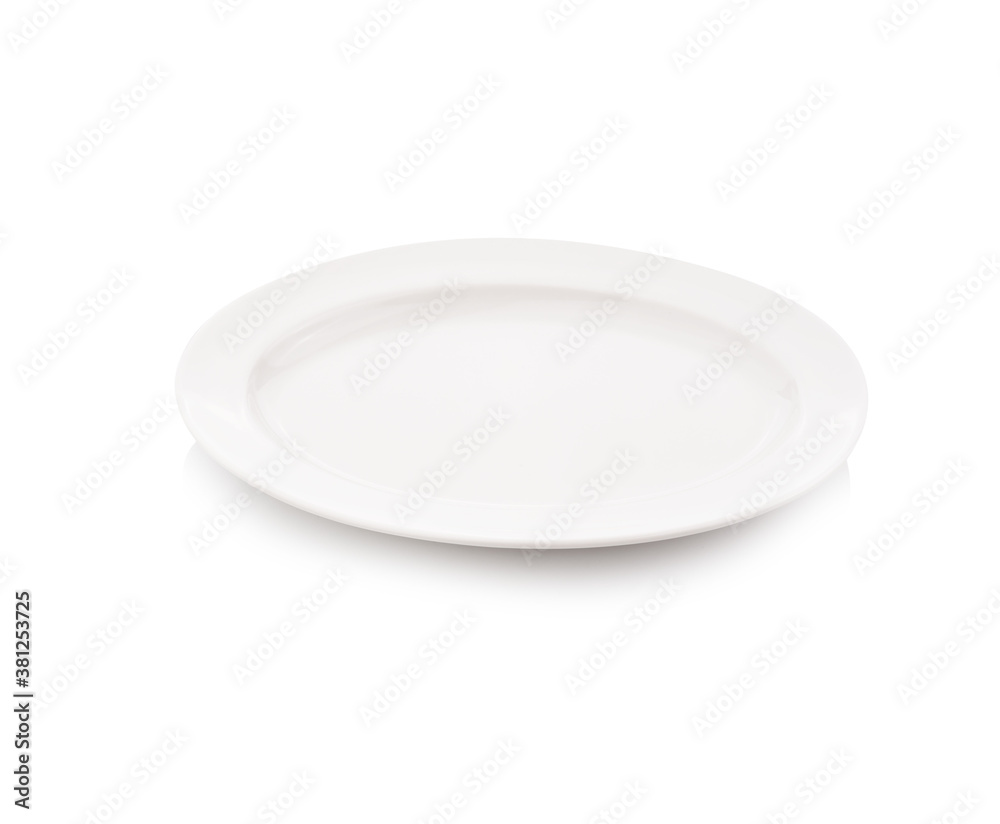 plate on white background plate on white background