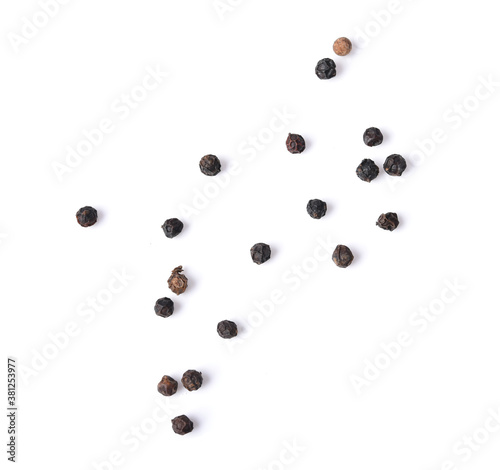 Cuadro en lienzo black  papper on white background