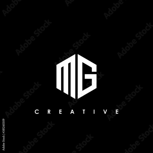 MG Letter Logo Design Template Vector
