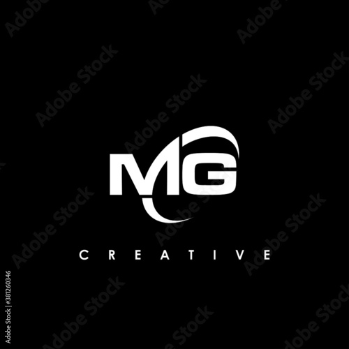 MG Letter Logo Design Template Vector
