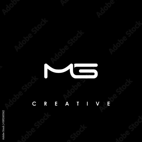 MG Letter Logo Design Template Vector
