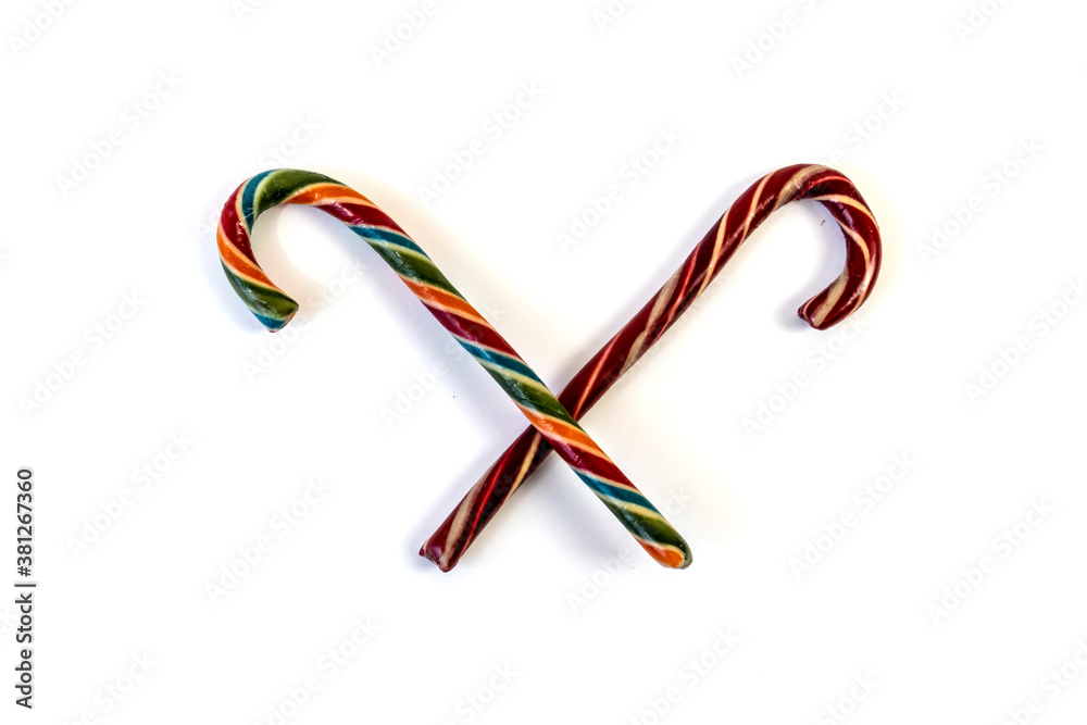 Candy Cane, isolate, design element for christmas Candy Cane, isolate, design element for christmas