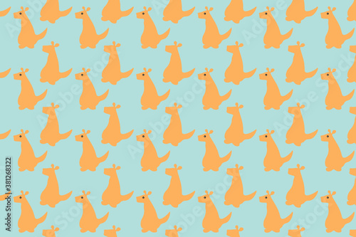 Unique cute animal pattern design. Suitable for backgrounds and wallpapers.