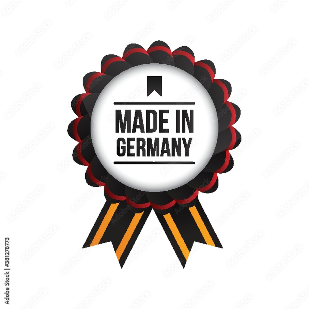 made in germany ribbon design