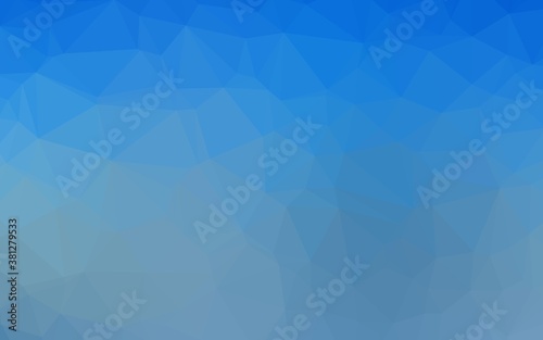 Light BLUE vector blurry triangle texture. Colorful illustration in abstract style with gradient. Textured pattern for background.