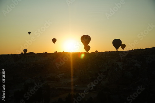 Cappadocia , beautiful unesco site where you can observe hot air balloons every day © Alexandru Manole
