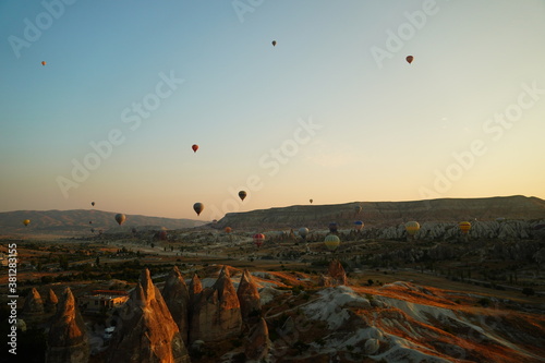 Cappadocia , beautiful unesco site where you can observe hot air balloons every day