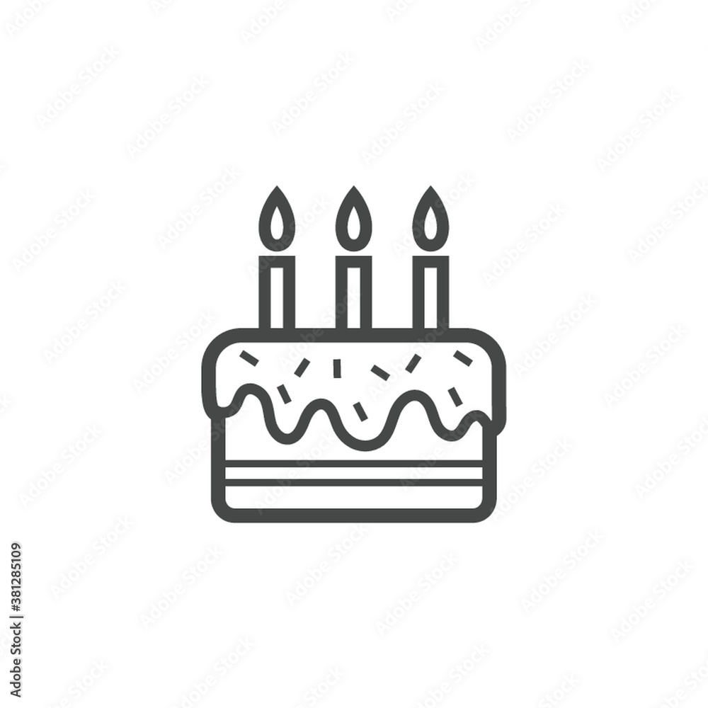 birthday cake icon birthday cake icon