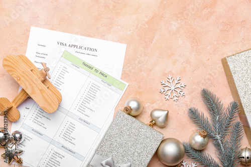 Composition with Christmas ...