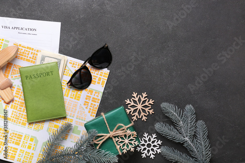 Composition with Christmas ...