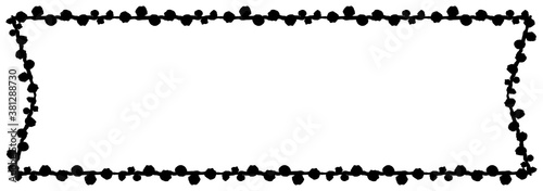 hand drawn vector doodle frame