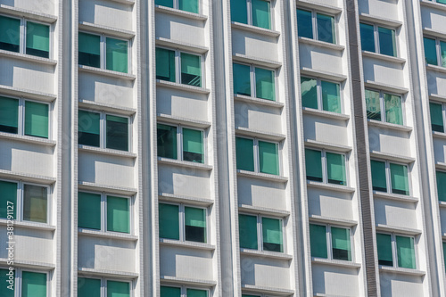 Exterior of modern building. Architecture abstract background