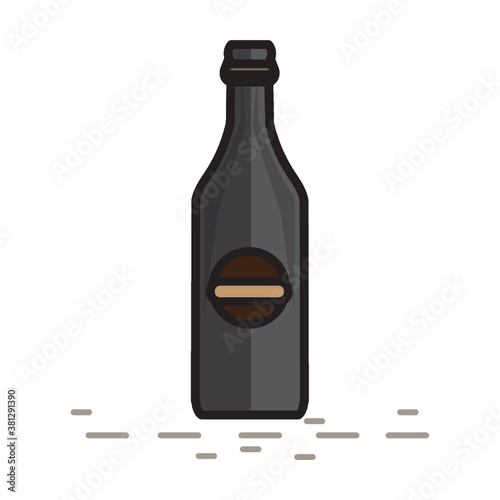 A bottle of German beer.