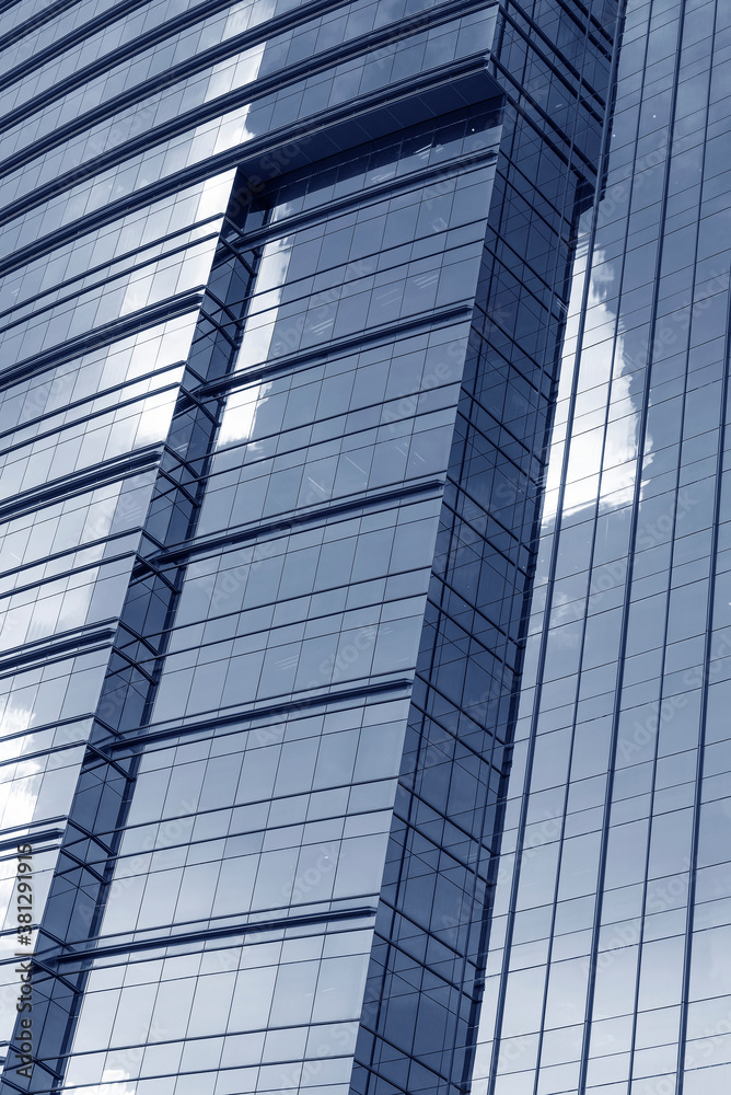 Exterior of modern architecture. Building abstract background