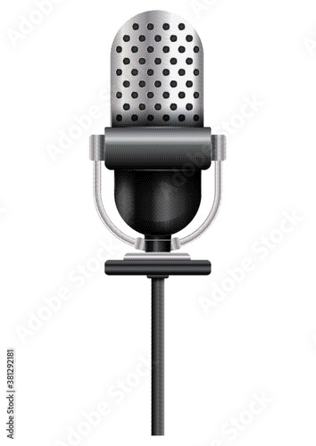 vintage microphone