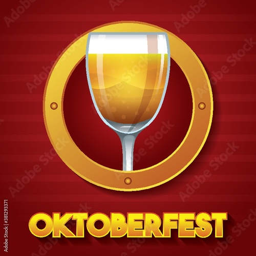 Cool oktoberfest design illustration.