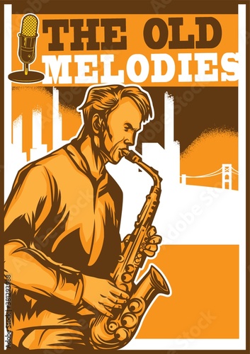 the old melodies poster design