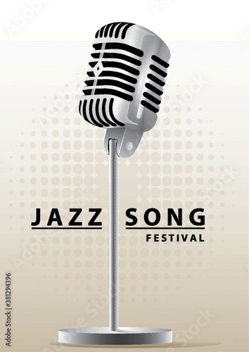 jazz song festival poster design