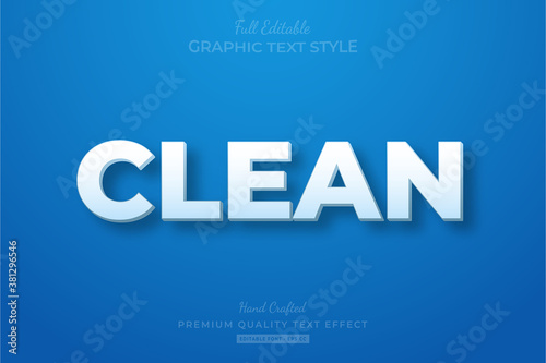 Clean Editable Text Style Effect Premium