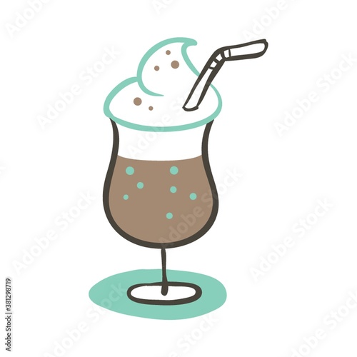 Ice coffee drink